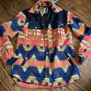 GANDYS JACKET WOMEN AZTEC SMALL